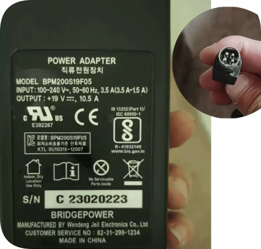 *Brand NEW* 19V10.5A four-pin suitable for Samsung HM70A ultrasound machine power adapter BPM200S19F02 Power S *Brand NEW* 19V10.5A four-pin suitable for Samsung HM70A ultrasound machine power adapter BPM200S19F02 Power S